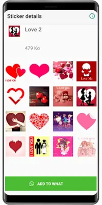 WASticker - Love Stickers android App screenshot 2