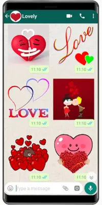 WASticker - Love Stickers android App screenshot 5