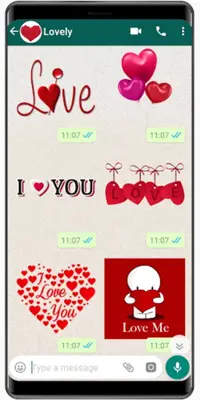 WASticker - Love Stickers android App screenshot 6