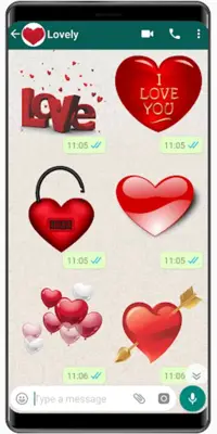 WASticker - Love Stickers android App screenshot 7